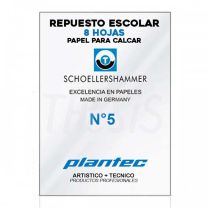 Repuesto escolar calcar n 5 Plantec