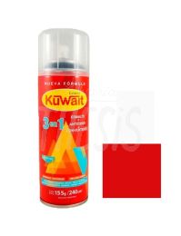 Pintura Aerosol  240 cc Brillante bermellon Kuwait