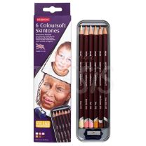 Lapices Derwent Coloursoft Skintones x 6