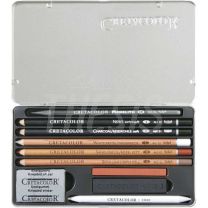 Set artino Drawing set sepia-carbon 40020 Cretacolor