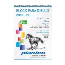 Block Plantec liso 150g A5 40h