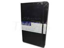 Libreta Brugge Explora 13 x 21 cm color negro hojas lisas