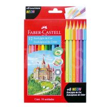 Lapices Faber Castell Eco Lapiz x  12 + 6 Neon  112671