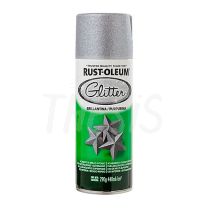 Pintura en aerosol Rust Oleum  efecto Glitter Plata 440 ml 