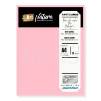 Cartulina  Art Nature 200 Grs. A4 X 10  Rosa 58  (85623) Plantec