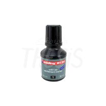 Tinta para marcador de pizarra 30 cc negro Edding