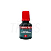 Tinta para marcador de pizarra 30 cc rojo Edding