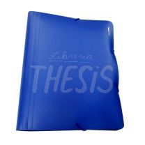 Clasificador plastico 12 divisiones A4 azul Lama-Office