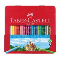 Lapices Faber Castell lata x 24 con ventana 115824