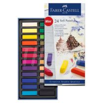 Pastel Tiza Faber Castell Soft Cortos x 24