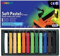 Pastel  Soft Largos x 12  Mp-12  (06626) Mungyo