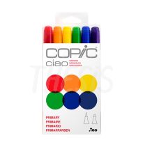 Marcador Copic Ciao x 6 Primary