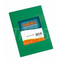 Cuaderno escolar America Tapa Carton 42 hojas Verde Rayado