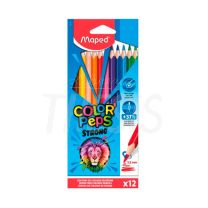 Lapices de colores Maped Color Peps x 12 Strong