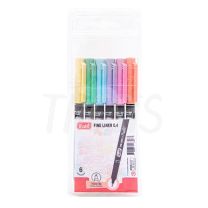 Marcadores Trabi Fine Liner x 6 pastel