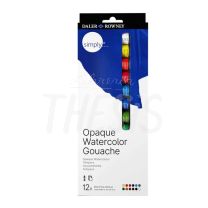 Tempera Simply 12 ml Set x  12  (126600912) Daler Rowney