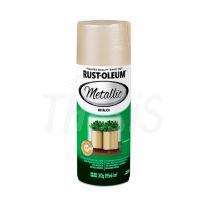 Pintura en aerosol  Rust Oleum Metallic 312 g  Champagne