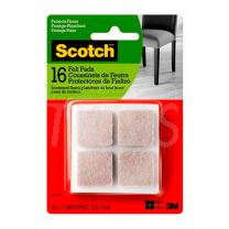 Protector de fieltro  Scotch 25.4 x 25.4 mm x 16  