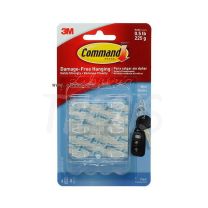 Ganchos 3M Command Mini Transparente