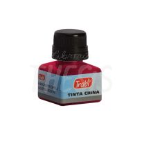 Tinta China 15 cc bermellon Trabi