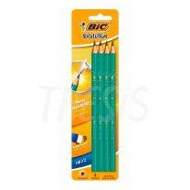 Lapiz Evolution sin goma x 4 Bic