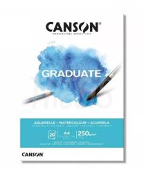 Block Graduate Acuarela 250 gr A4  x 20 hojas (400110374) Canson