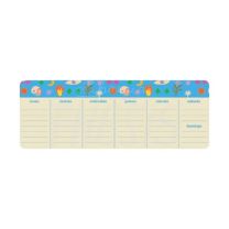 Planner  Semanal Pocket 10 x 28 La Emperatriz  Paprika