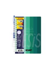 Cuaderno 70 g A5 120 hojas rayado verde (73215) Rome