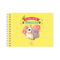 Libro de Mi Mascota stickers sobres y hojas Amarillo 1238 Ry