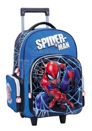 Mochila con carrito 18" Spiderman Rescue Line 38256 Wabro