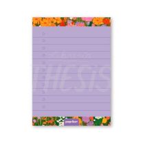 Papel Notas Checklist Imantado 13 x 18 Flores Y Te Paprika