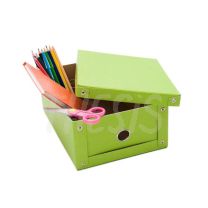 Caja carton corrugado color con remaches 20 x 29 x 11 cm zapato 738 Les cahiers