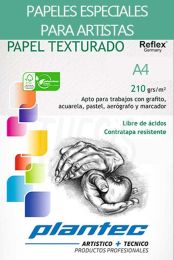 Papel Especial para Artistas texturado 210 g A4 (5462) Plantec