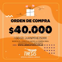 Orden de compra por valor de $ 40000