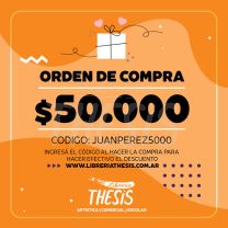 Orden de compra por valor de $ 50000