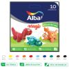 Plastilina x 10 colores Alba