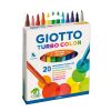 Marcadores de colores Turbo color x 20 Giotto 040200ES