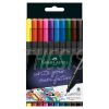 Marcadores Fine Pen grip x 10 (30460) Faber Castell