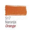 Pintura Tela 37 ml 517 Naranja Acrilex