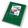 Cuaderno escolar Rivadavia ABC con espiral  60 hojas rayado Verde