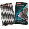 Lapices de grafito acuarelablex 12 Derwent Graphitint 