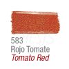 Pintura Tela 37 ml 583 Rojo Tomate Acrilex