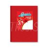 Cuaderno escolar tapa carton  50 hojas rojo Laprida