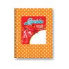 Cuaderno escolar  tapa carton 50 hojas lunares Naranja Laprida