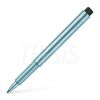 Marcador  Pitt artist pen  azul metalico 1.5 Mm Faber Castell