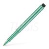 Marcador  Pitt artist pen  verde metalico 1.5 Mm Faber Castell