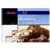 Block A3 para tempera y acuarela 160 g 32 hojas con espiral HSG-A3 Artmate