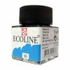 Tinta de Dibujo Talens Ecoline Acuarela 30 ml  Azul Ultramar Claro 505