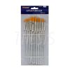 Pincel Set x 10 sintetico transparente ACY-104 Artmate