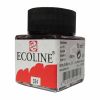 Tinta de Dibujo Talens Ecoline Acuarela 30 ml  Escarlata 334